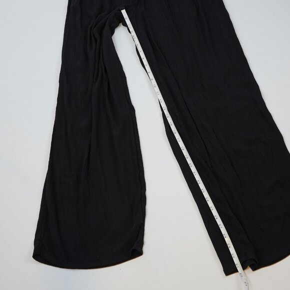prAna Fernie Wide Leg Jumpsuit Black - Size Large - Picture 7 of 8